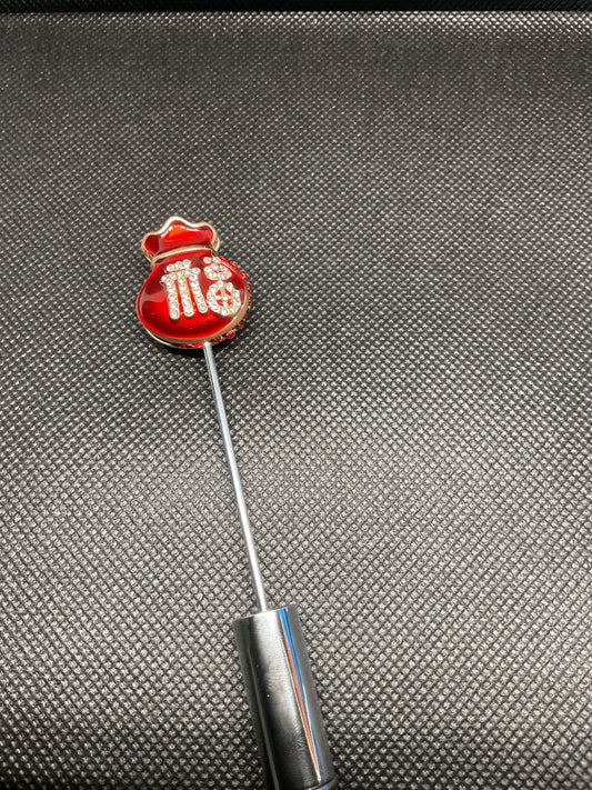 Fancy Money Red Bag Bead Topper