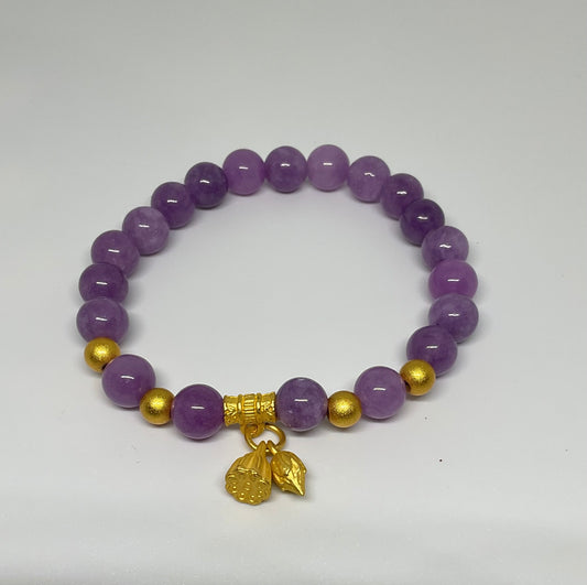 Handmade Medium Purple Bracelet