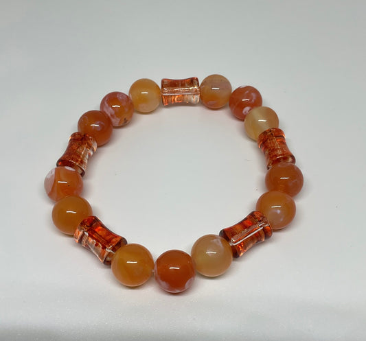 Handmade Orange Bracelet