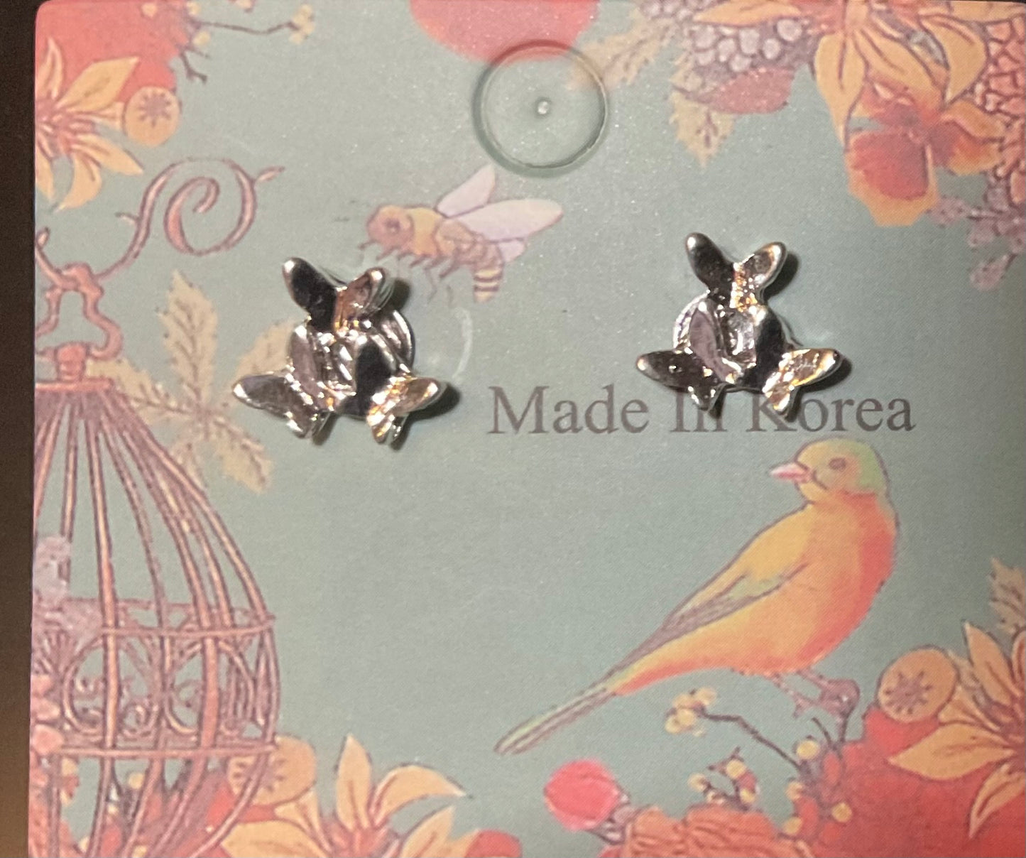 Tiny Butterfly Earrings